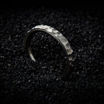 Hammered Wedding Band for Men