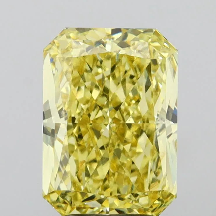 4.06ct Radiant Lab Grown Diamond (Colour Fancy Intense Yellow, Clarity VS1, IGI Certified)