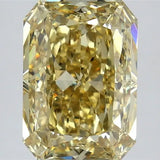 4.06ct Radiant Lab Grown Diamond (Colour Fancy Intense Yellow, Clarity VVS2, IGI Certified)