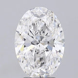 4.11ct Oval Lab Grown Diamond (Colour E, Clarity VVS1, IGI Certified)