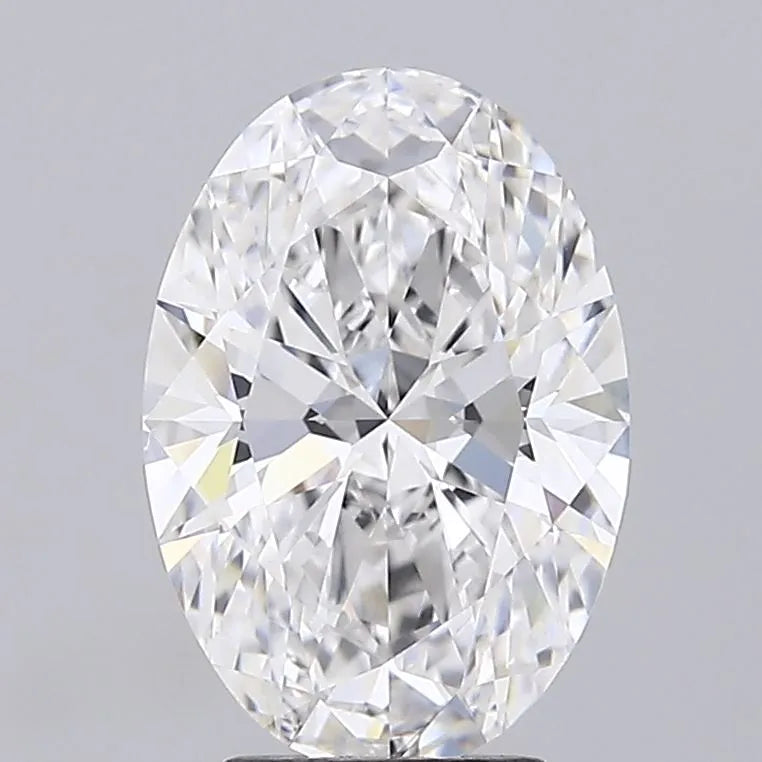 4.11ct Oval Lab Grown Diamond (Colour E, Clarity VVS1, IGI Certified)
