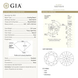 2.01ct 8.07x8.01x5.03mm GIA SI1 Fancy Grey Round Brilliant 18868-01 - Misfit Diamonds