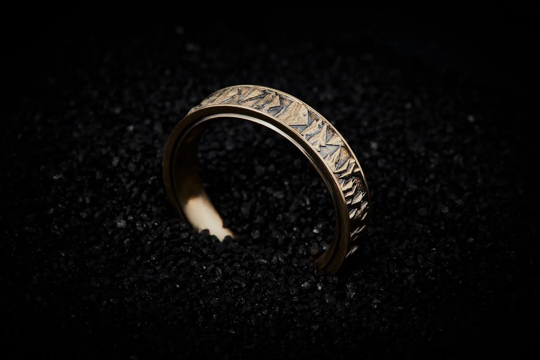 Triangle Wedding Band for Men