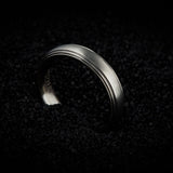 Men's Stripe Gold Wedding Band - 5mm
