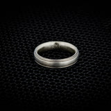 Striped Wedding Band for Men