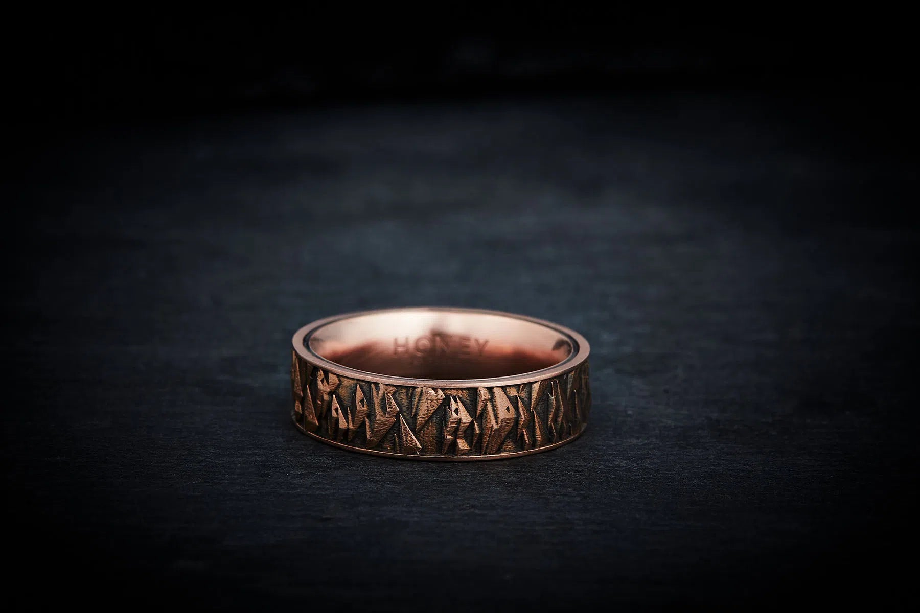 Men's Wedding Band - Triangle Wedding Ring