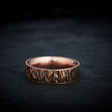 Men's Wedding Band - Triangle Wedding Ring