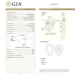 2.07ct 10.33x6.61x4.25mm GIA SI2 Fancy Dark Grey Pear Brilliant 19549-01