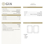 1.51ct 9.58x6.54x1.92mm GIA SI1 G Cut Corner Rectangle Portrait Cut 28015-01
