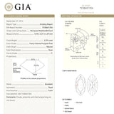 0.29ct 5.70x3.27x2.29mm GIA I1 Fancy Intense Purplish Pink Marquise Brilliant 24148-01