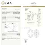 1.55ct 8.56x6.22x3.78mm GIA I1 Fancy Dark Grey Oval Brilliant 19266-01