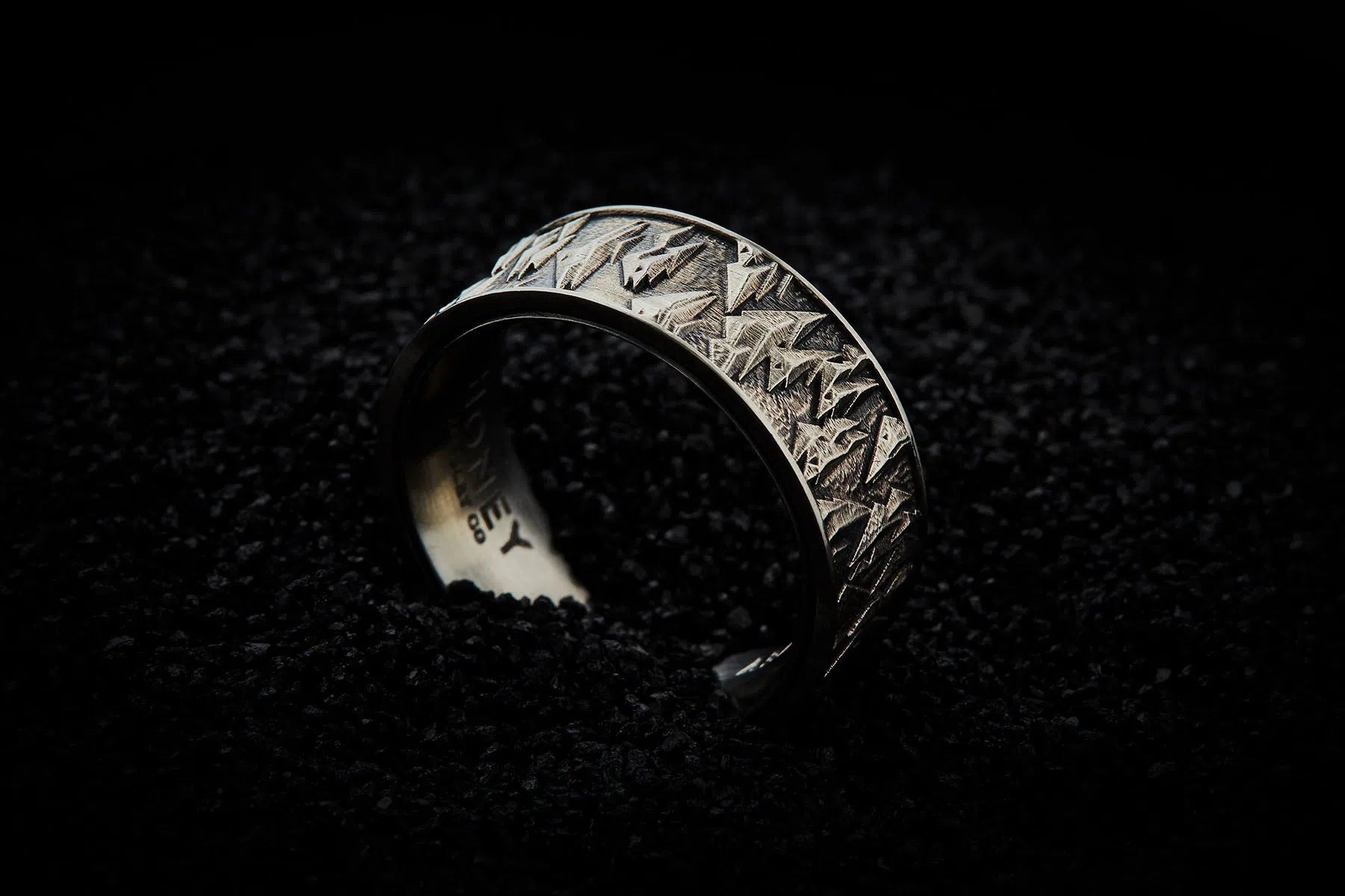 Men's Wedding Band - 8.5mm Triangle Ring