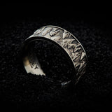 Men's Wedding Band - 8.5mm Triangle Ring