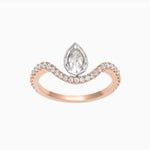 .63ct Geo Pear Cut Diamond Ring-Honey Jewelry Co-Honey Jewelry Co