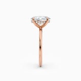 Harlow | Oval Hidden Halo Engagement Ring