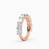 4.5mm Three Quarters Diamond Wedding Band