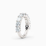 4.5mm Three Quarters Diamond Wedding Band