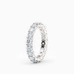 3.5mm Round Diamond Eternity Wedding Band