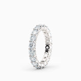 3.5mm Round Diamond Eternity Wedding Band