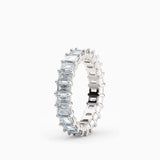 Emerald Cut Eternity Band