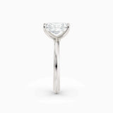 Abby | Radiant Solitaire Tapered Band Engagement Ring