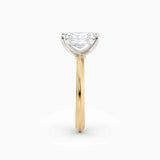 Abby | Radiant Solitaire Tapered Band Engagement Ring