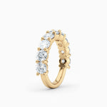 4.5mm Three Quarters Diamond Wedding Band