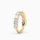 4.5mm Three Quarters Diamond Wedding Band