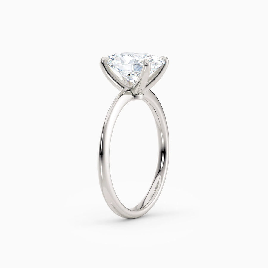 Lolo | Oval Cushion Cut Solitaire Engagement Ring