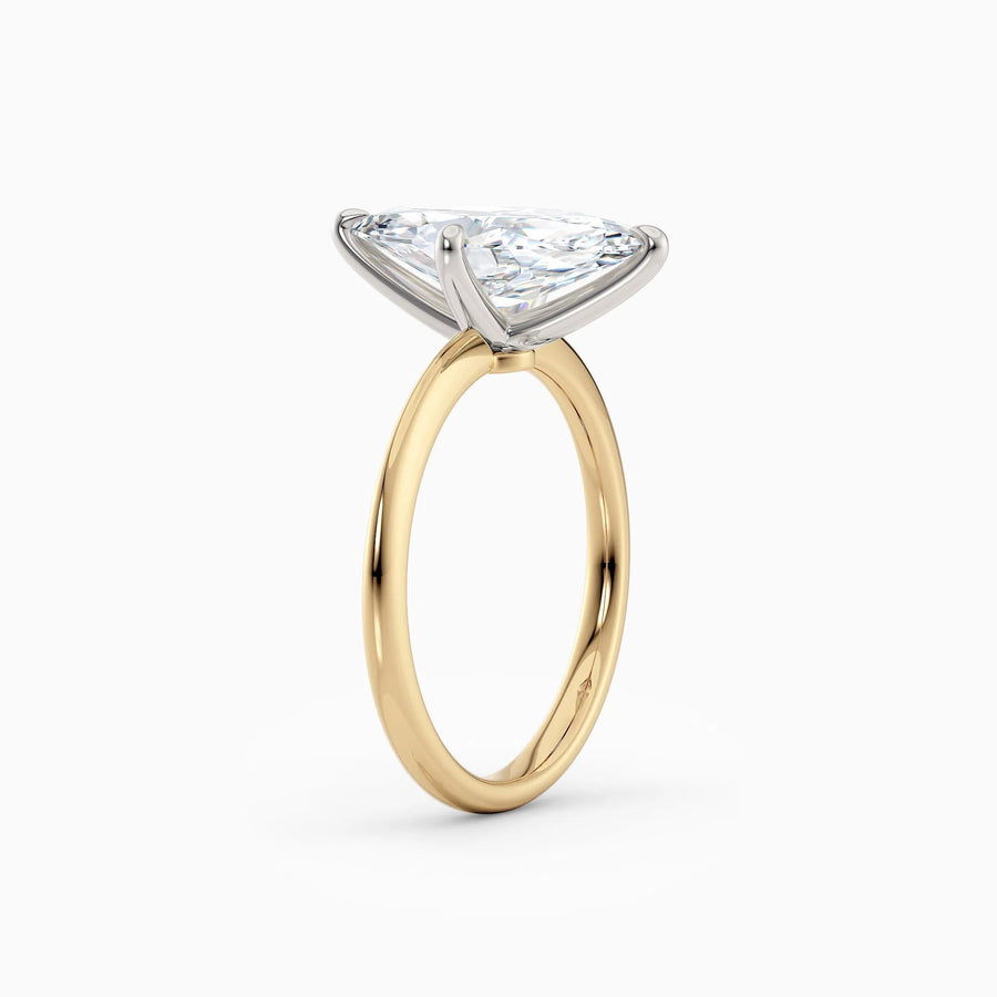 Lolo | Thin Marquise Cut Solitaire Engagement Ring