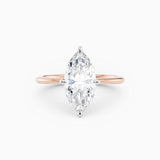 Lolo | Thin Marquise Cut Solitaire Engagement Ring