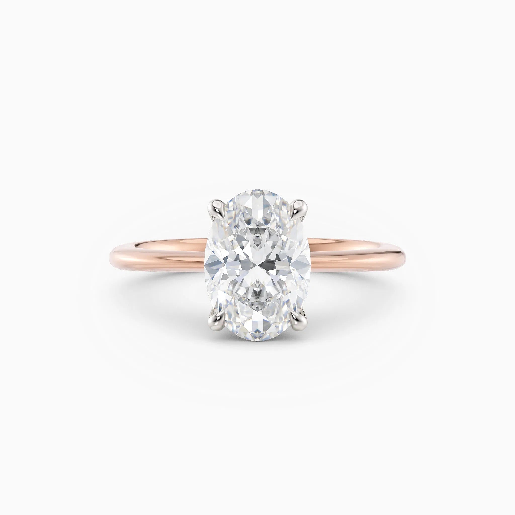 Lolo | Oval Cushion Cut Solitaire Engagement Ring