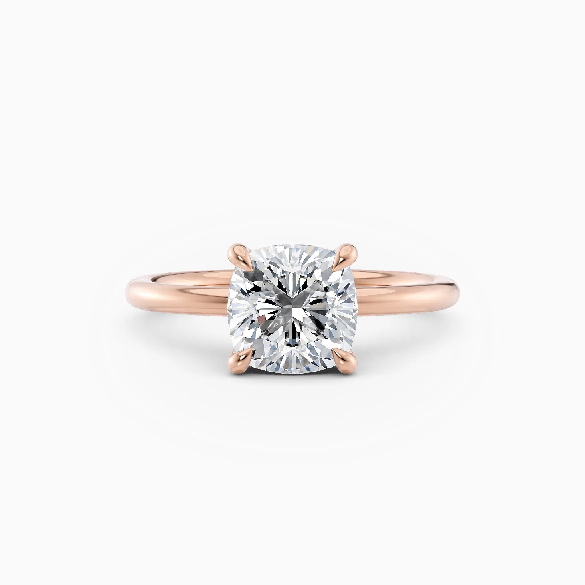 Harlow | Cushion Hidden Halo Engagement Ring