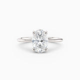 Lolo | Oval Cushion Cut Solitaire Engagement Ring