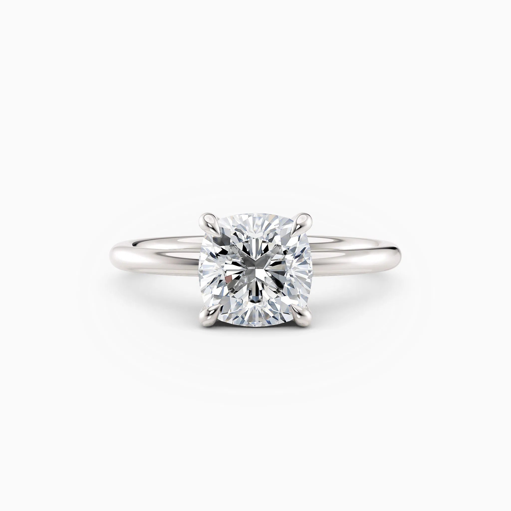 Harlow | Cushion Hidden Halo Engagement Ring