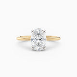 Lolo | Oval Cushion Cut Solitaire Engagement Ring