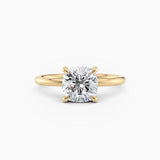 Harlow | Cushion Hidden Halo Engagement Ring