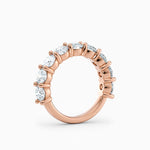 4.5mm Three Quarters Diamond Wedding Band