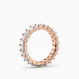 Emerald Cut Eternity Band