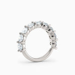 4.5mm Three Quarters Diamond Wedding Band