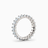 Emerald Cut Eternity Band