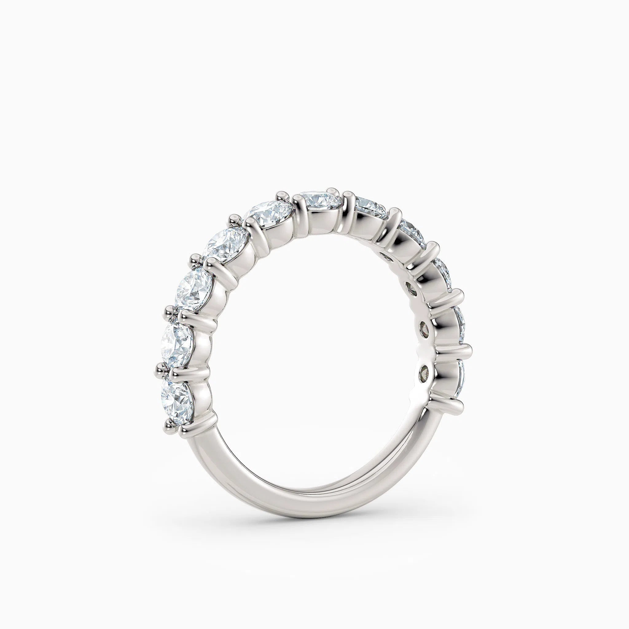 3.5mm 3/4 Diamond Wedding Band