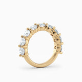 4.5mm Three Quarters Diamond Wedding Band