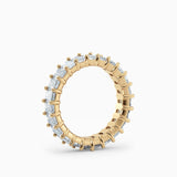 Emerald Cut Eternity Band