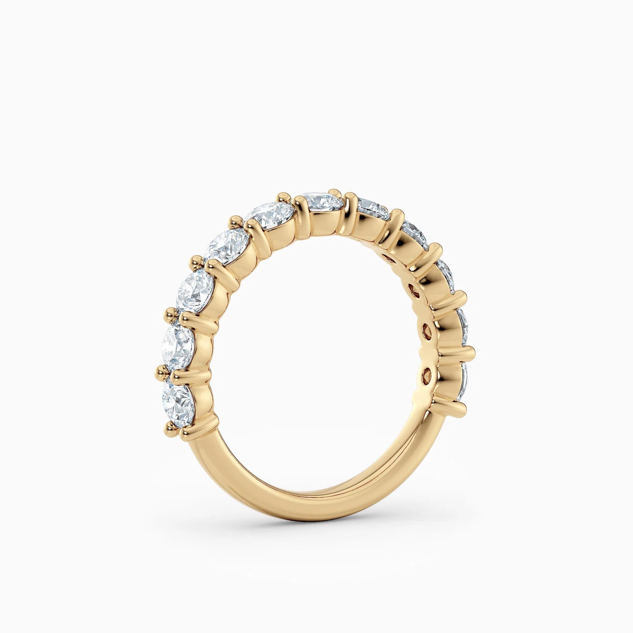 3.5mm 3/4 Diamond Wedding Band