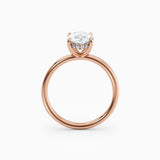 Harlow | Oval Hidden Halo Engagement Ring