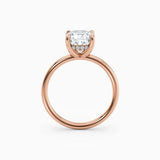 Harlow | Cushion Hidden Halo Engagement Ring