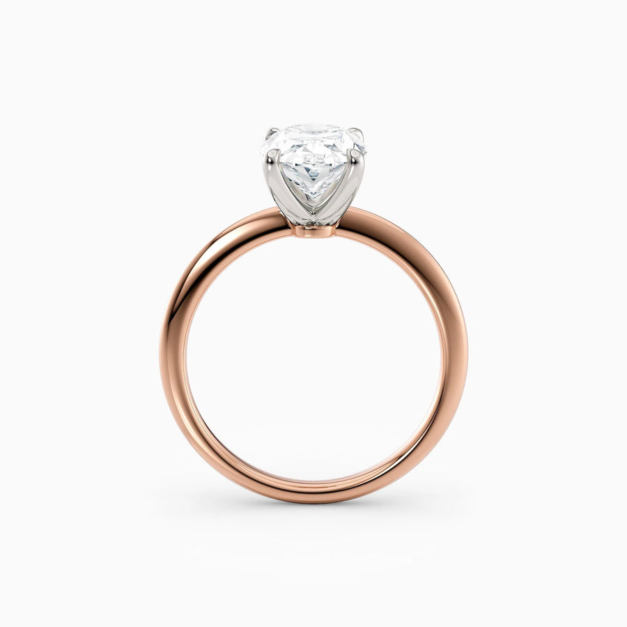 Lolo | Oval Cushion Cut Solitaire Engagement Ring