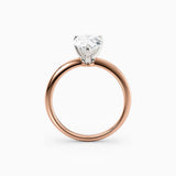 Lolo | Thin Pear Cut Solitaire Engagement Ring