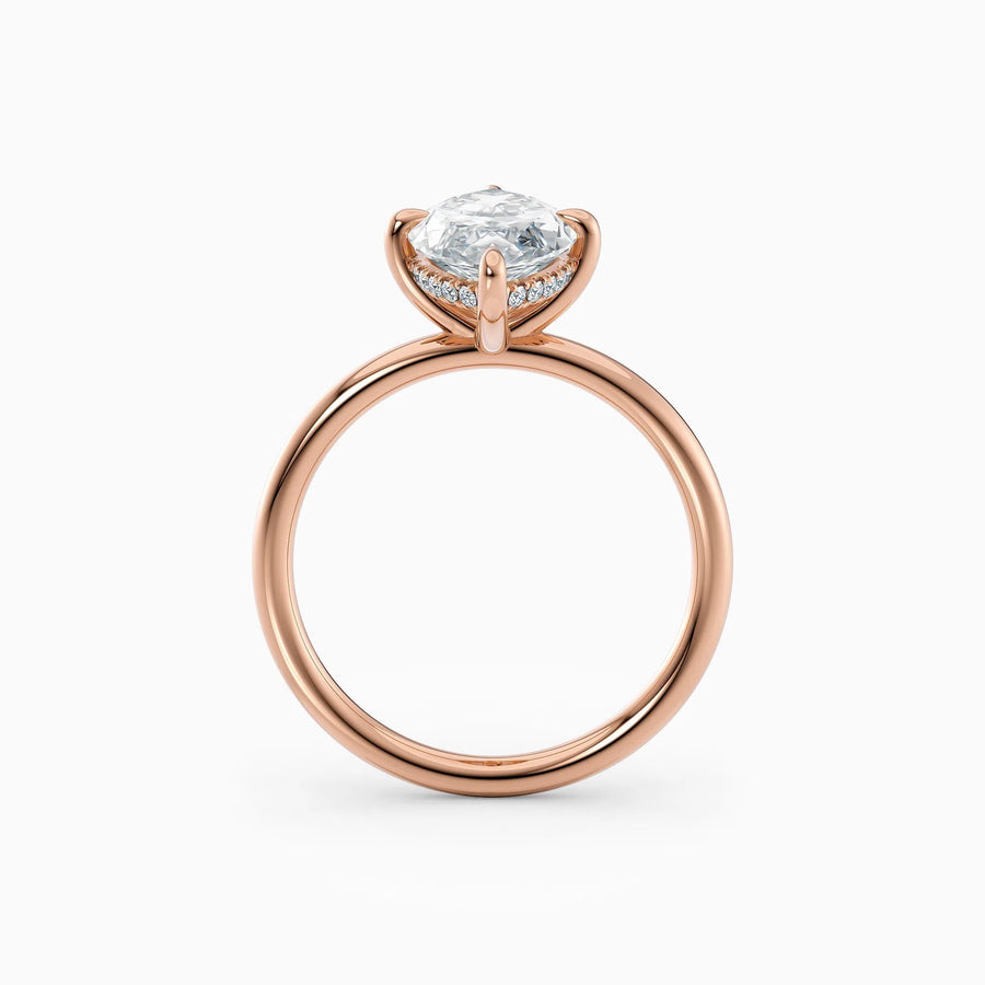 Harlow | Marquise Hidden Halo Engagement Ring